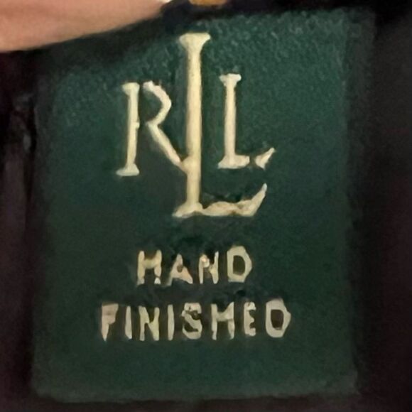 2for25 Ralph Lauren Silk Hand-Finished Men’s Tie Red Embroidered Preppy Designer - Picture 6 of 9